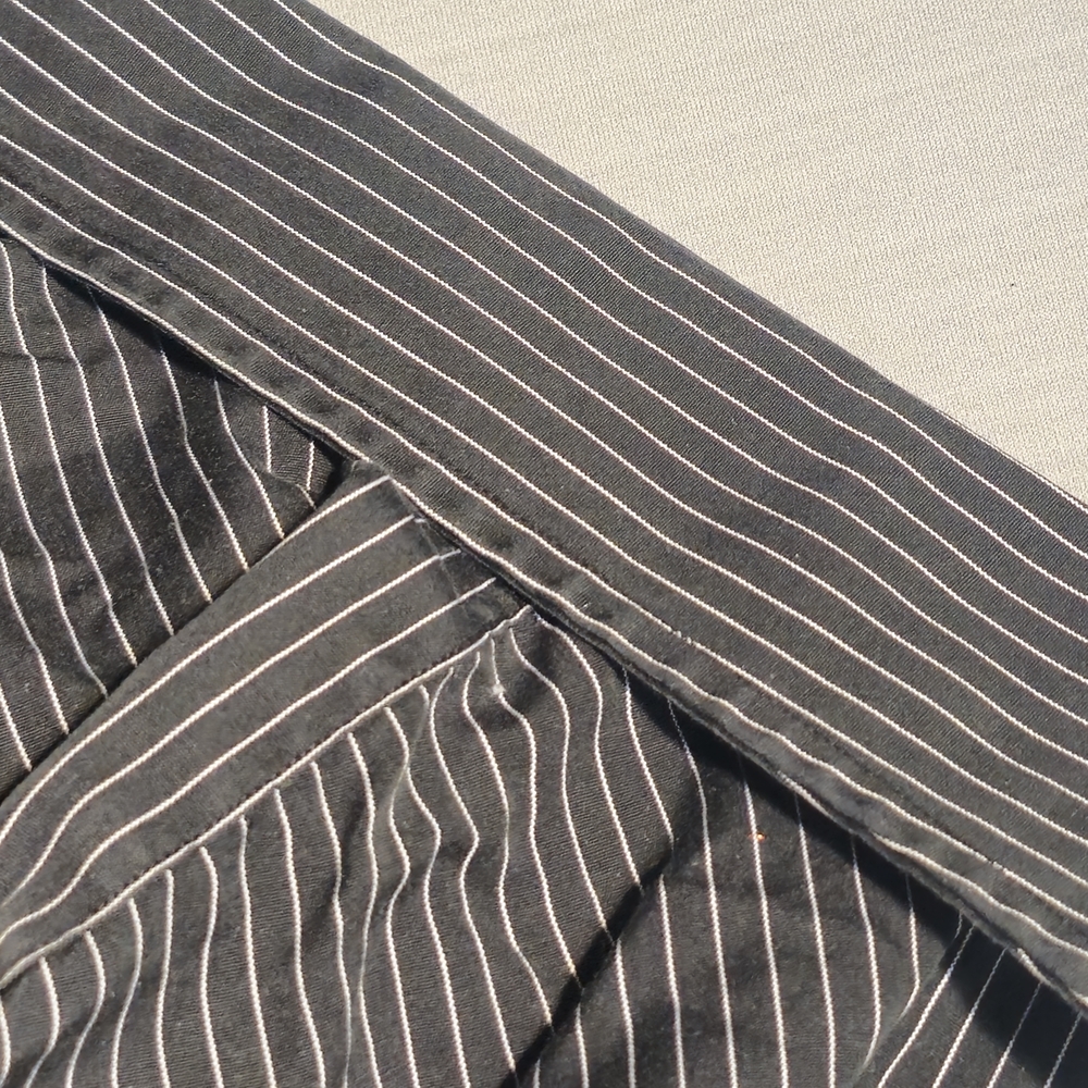 Express Men's Charcoal Pinstripe Shirt image 8